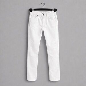 KITH x Ones Stroke Tokyo Japanese Selvedge Distressed Denim White Jeans Size 30